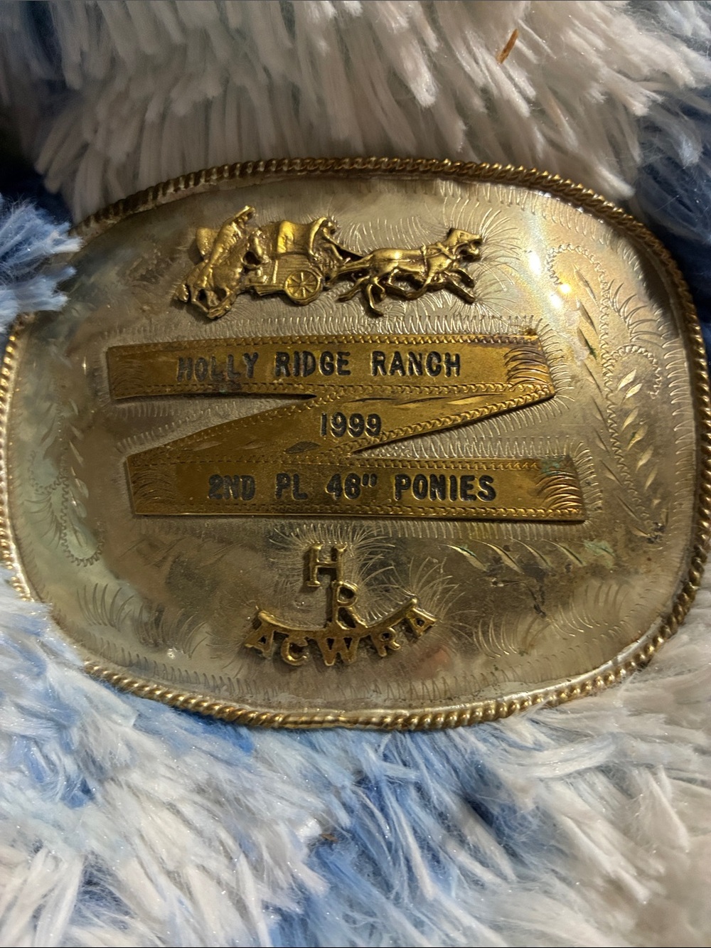 Chuck wagon Race 2nd place buckle